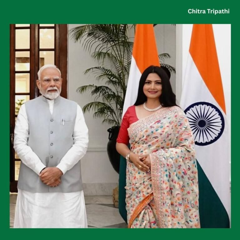 प्रधानमंत्री नरेंद्र मोदी के दोपहर भोज में एबीपी की वाइस प्रेजिडेंट सीनियर एंकर चित्रा त्रिपाठी हुई शामिल