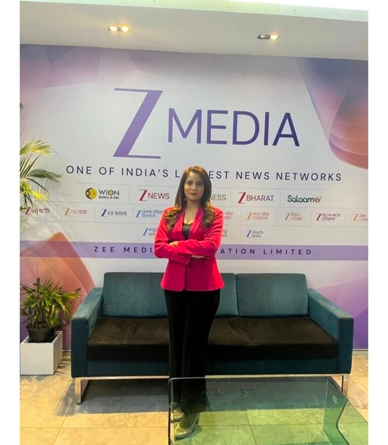 हिंदी खबर न्यूज चैनल से Zee बिहार पहुंची एंकर वर्षा सोनी,मिली ये जिम्मेदारी