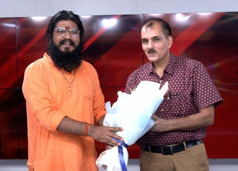 सच बेधड़क’ न्यूज चैनल में चेयरमैन पं.विनायक शर्मा महाराज ने वरिष्ठ पत्रकार श्रीपाल शक्तावत को डायरेक्टर (न्यूज) पर किया नियुक्त